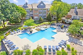 Two shimmering swimming pools